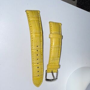 Alligator Michele Yellow Alligator Watch Strap